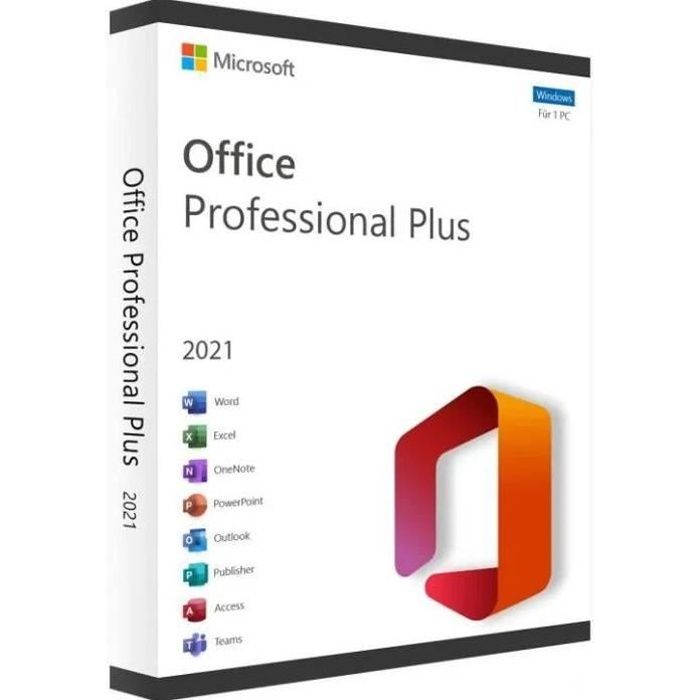 Microsoft Office 2021 Professionnel Plus (5 PC) – Clé licence à télécharger