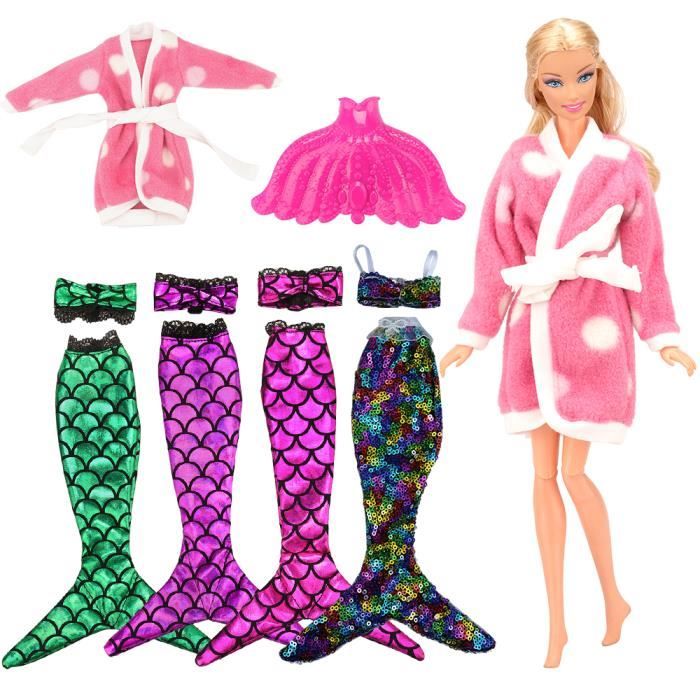 barbie sirene bain