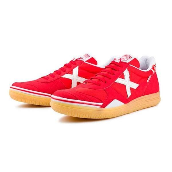 Chaussures de foot en salle Munich Gresca Red - Adulte - Multisport - Indoor Chaussures de foot en salle Munich Gresca Red - Adulte - Multisport - Indoor