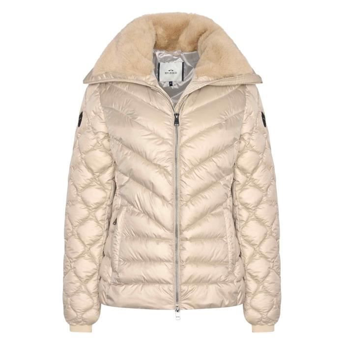 Doudoune sans deals manche femme beige