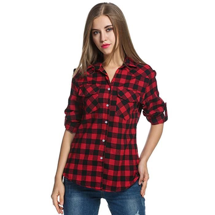 Vente - chemise carreaux femme - OFF 66% - Prix le plus bas. Économisez gros, achetez maintenant! - placervillewebcam.com!
