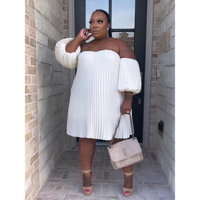 Robe en mousseline grande taille 2025
