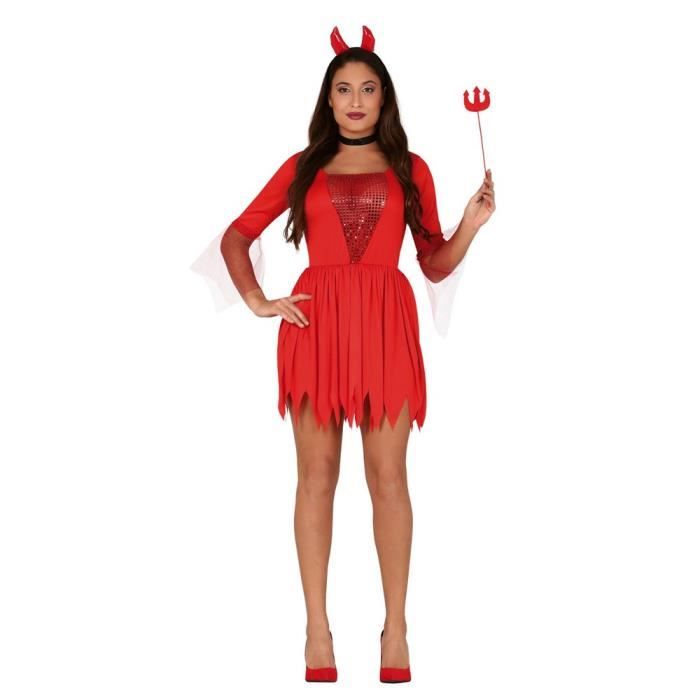 Deguisement Diablesse Sexy Femme Diable Cdiscount Jeux Jouets