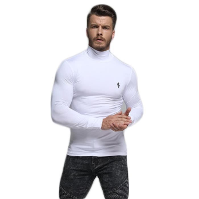 Pull homme Col haut Mouvement et séchage rapide Pull homme