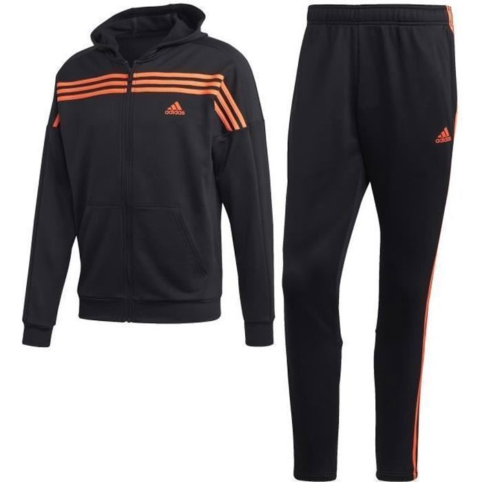Survetement adidas MTS Urban Noir rouge corail Cdiscount Pret a Porter