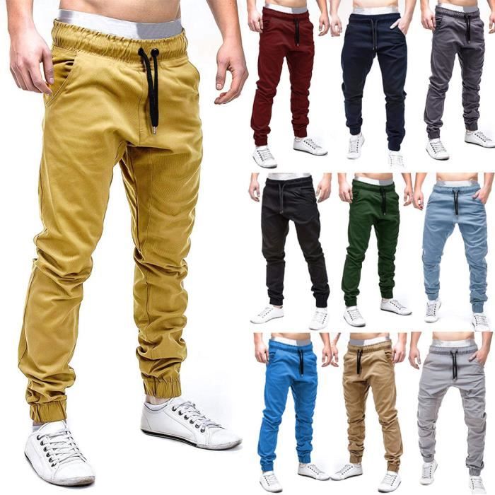 Pantalon Cargo pour homme, jogging, survêtement, S... - Grandado