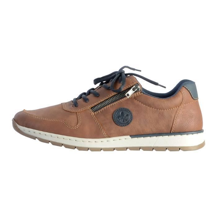 Rieker Rieker Basket homme Comfort marron - lacets + zip tige synthétique