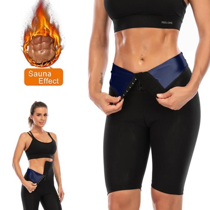 CHUMIAN Short Sudation Femme - Legging Amincissant Anti-Cellulite, Effet Sauna, Taille Haute