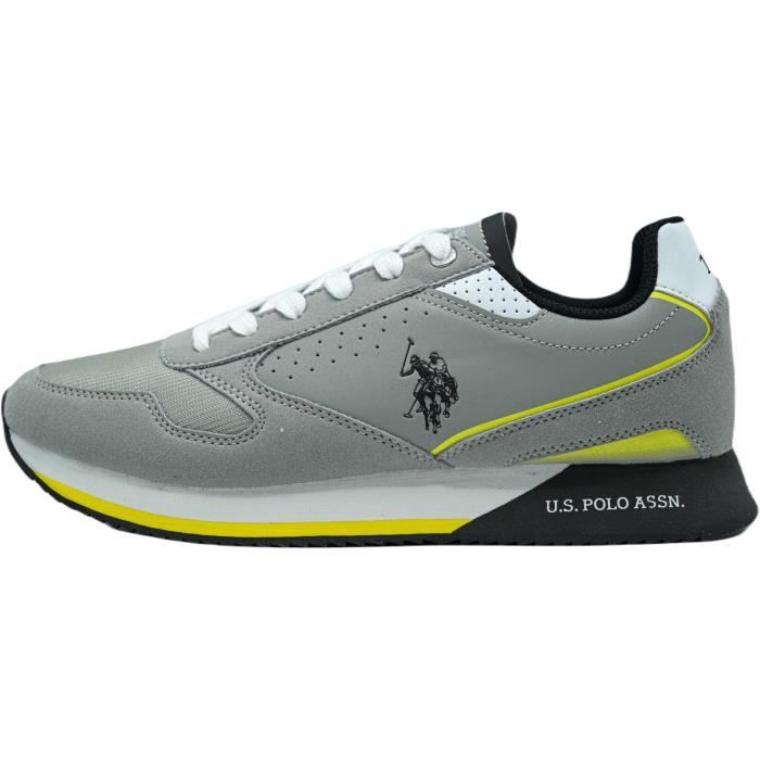 Baskets US POLO ASSN Nobil 183 Gris Cdiscount Chaussures