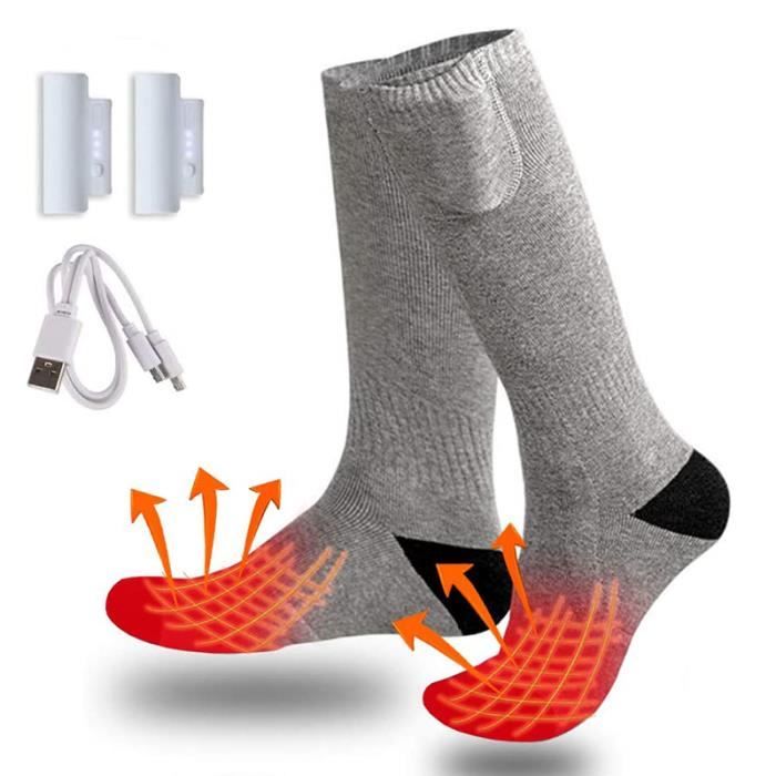 Chaussettes Chauffantes Avec APP Batterie Rechargeable