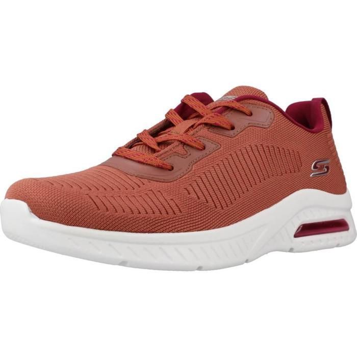 Skechers Chaussure Skechers Modèle Bobs Squad Chaos Air - Coleur Marron