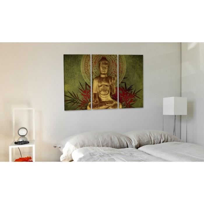 Tableau Zen Magnifique De 120x80 Saint Buddha Achat Vente