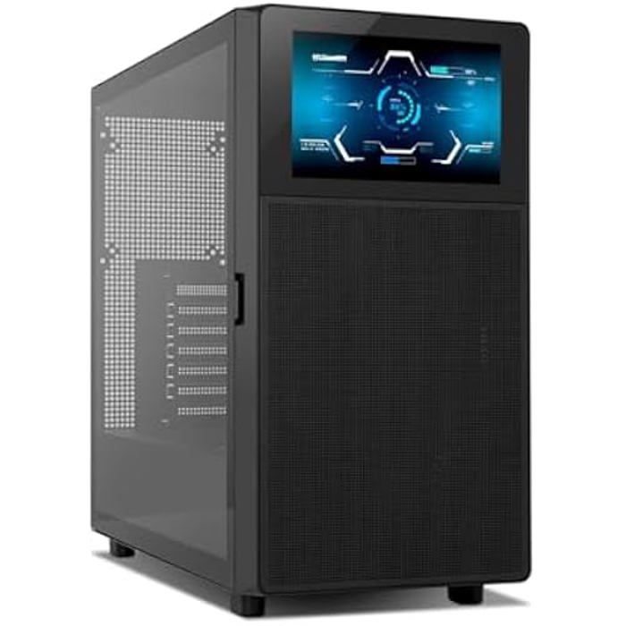 Boîtier PC - NOX XTREME PRODUCTS - Hummer BIOS - ATX M-ATX ITX - Écran LCD 8 - Panneau en verre trempé