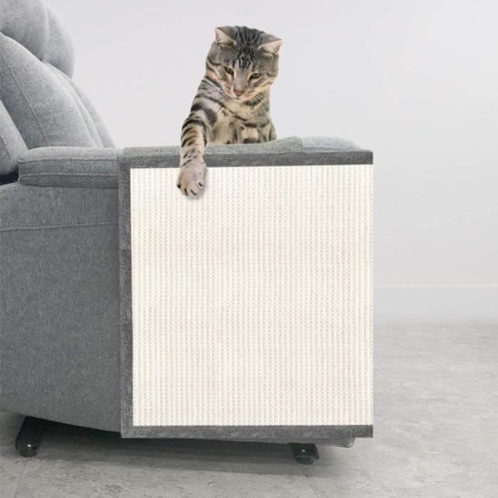 Tapis à Gratter Rond Pour Chat - Griffoir Avec Jouet Balle - Coton, 35 Cm - Pour Protéger Les Meubles