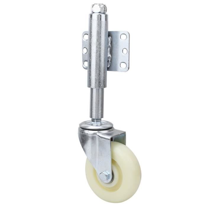 Roue de Porte Ressort en Caoutchouc 4-Inch Roulette Pivotante pour