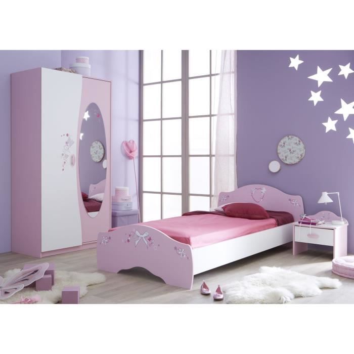 Papillon Chambre Enfant 3 Pieces Rose Blanc Achat Vente