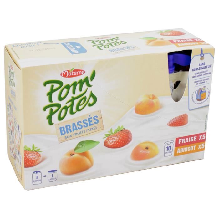 pom potes pom potes brasse double parfum achat vente compote dessert fruite pom potes pom potes brasse double parfum soldes des le 30 juin cdiscount