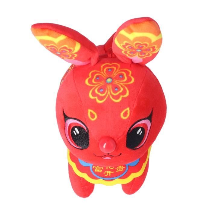 Jouet en peluche lapin en colère de grande