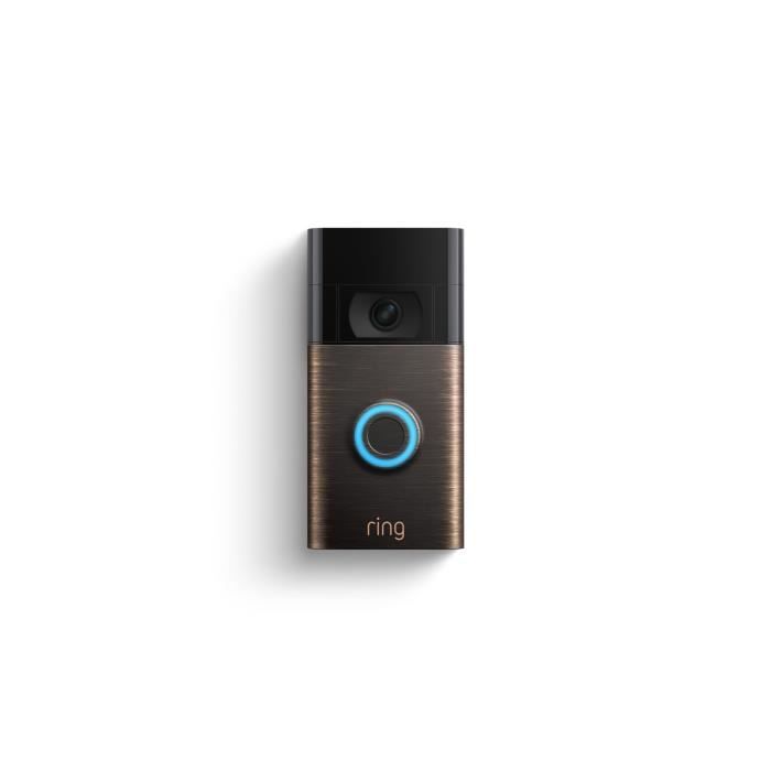 RING - Video Doorbell - Sonnette Vidéo Connectée sans fil, Vidéo HD, détection de mouvements et batt