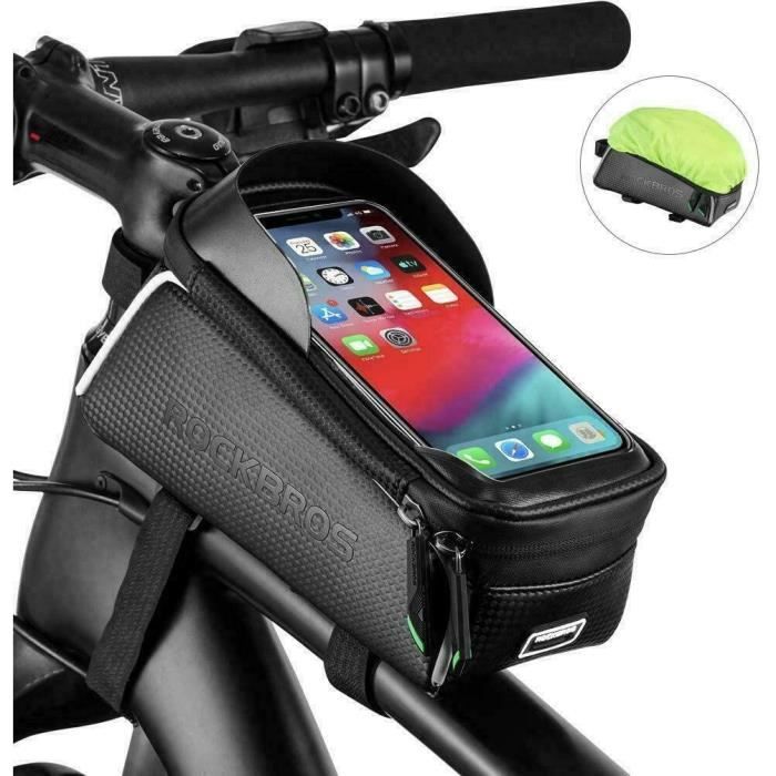 Support Téléphone Vélo étanche 360° – Pochette Guidon Tactile Pare-soleil - 10