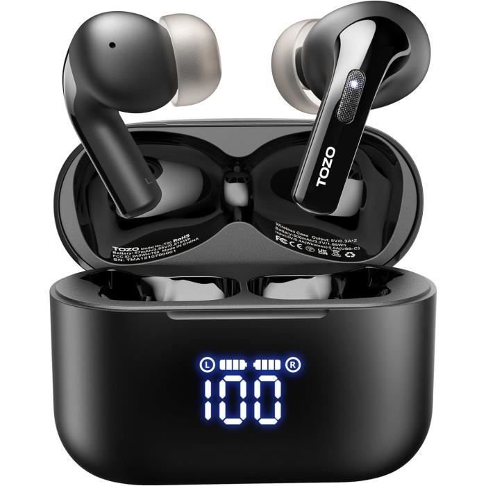 Écouteurs Sans Fil Bluetooth Mitone True Wireless - Noir - Neuf