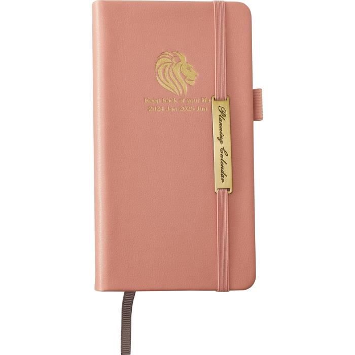Recharge Filofax Agenda Pocket 2026 Semainier Anglais Rose - Papier 81x120mm