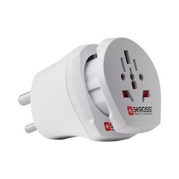 Adaptateur Combo Skross Tous Pays Vers Inde E Achat Vente Adaptateur De Voyage 7640112215225 Cdiscount