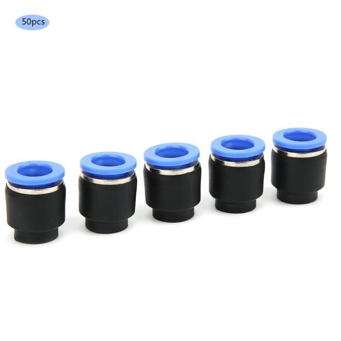 50 Embouts Rétractables Pour Tuyau - 13 Mm X 30 Mm - Noir - Bouchons De Protection