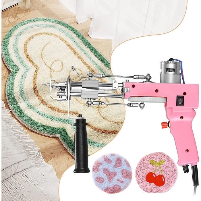 Pistolet à Touffe 2 Voies I Make Rugs – Neuf, Coupe Et Boucle, Pour Tapis Personnalisés