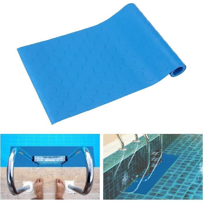 Tapis Antidérapant Pour échelle De Piscine - PVC, 23x60cm - Protection Et Sécurité Pour Le Bord De Piscine