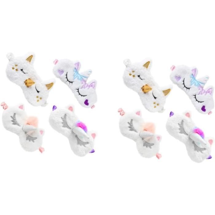 Hifot 6 Pièces Cache Oeil Adultes Et Enfants,Cache Oeil Medical Pour Amblyopie Orthoptiste, Licorne Cache-œil Couvre Lunettes Eye Patches Pour Fille