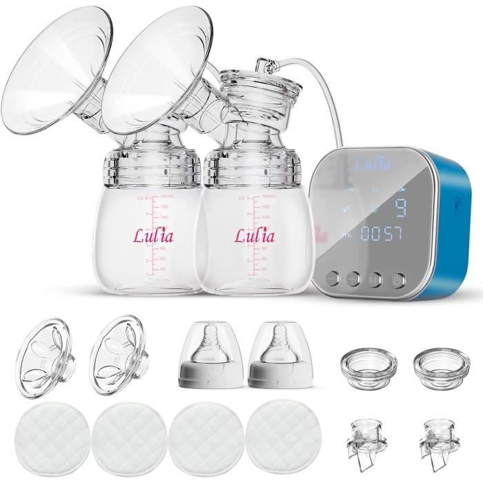 Lulia tire-lait électrique double, portable, aspiration puissante ...