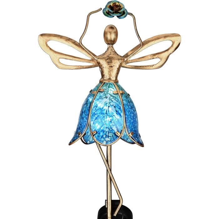 Lampe Solaire Colibri Teresa's Collections | 105cm Étanche - Décoration Jardin Extérieur