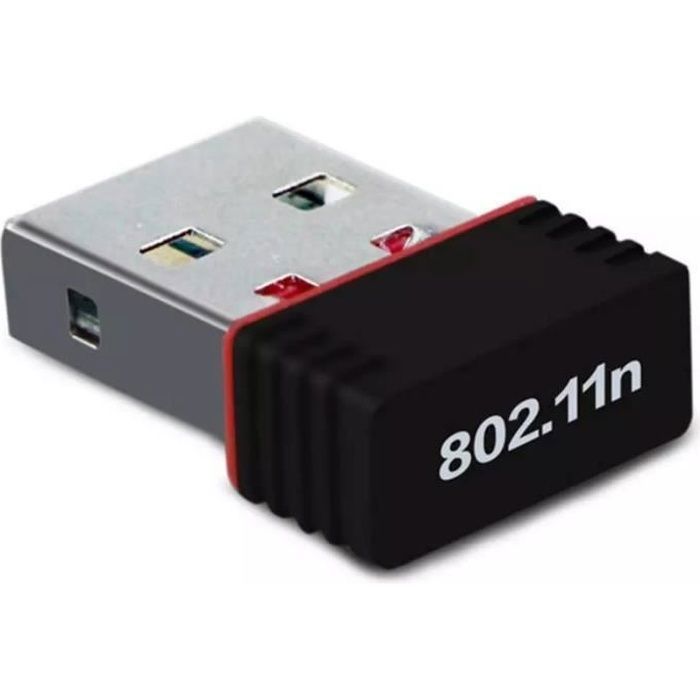 Spyker 5513003 - Adattatore USB Wi-Fi 11N, 150 Mbps, Nero, Compatibile Windows XP/Vista/7/8, Crittografia WEP/WPA/WPA2