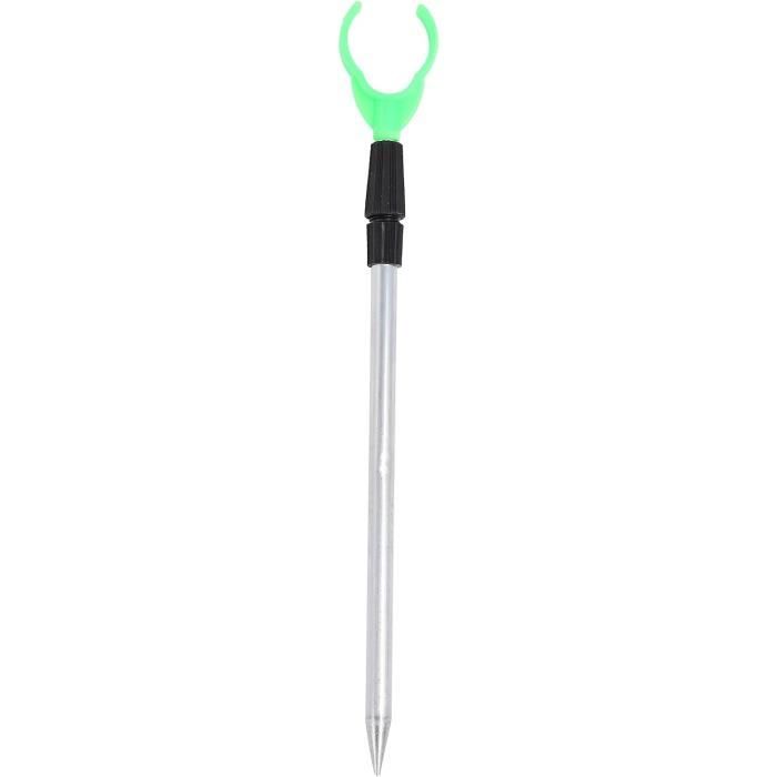 YUANKEECE Support de canne à pêche télescopique en aluminium, support de canne à poisson Portable au sol pour la pêche en banque
