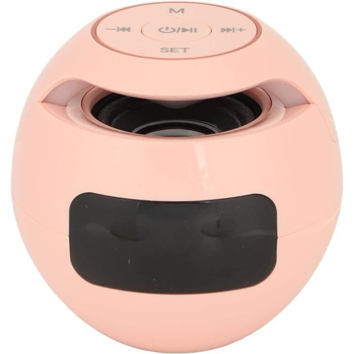 Haut-Parleur Bluetooth Coloré, Requête Météo En Temps Réel Réveil Vocal Haut-Parleur Bluetooth