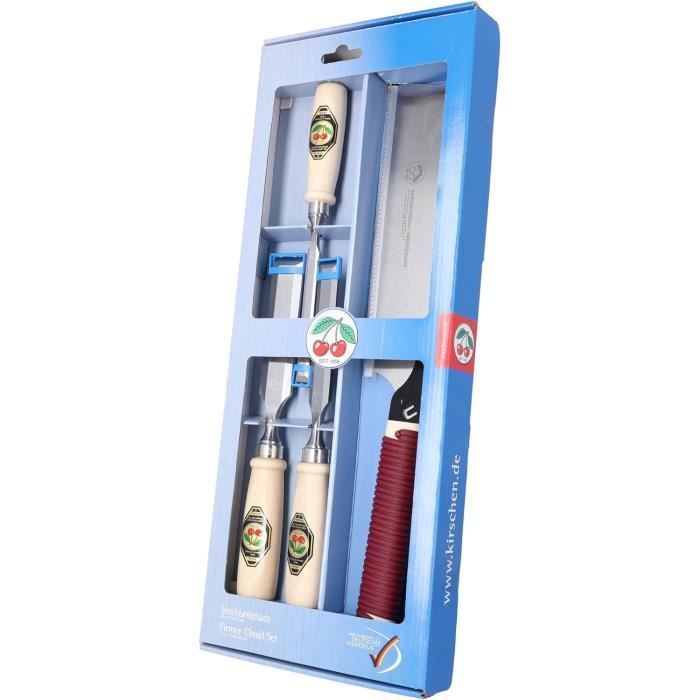 Kirshen Rundle Kirshen 1195000 Jeu De 3 Ciseuax À Bois Plus Scie Japonnaise En Boîte ...