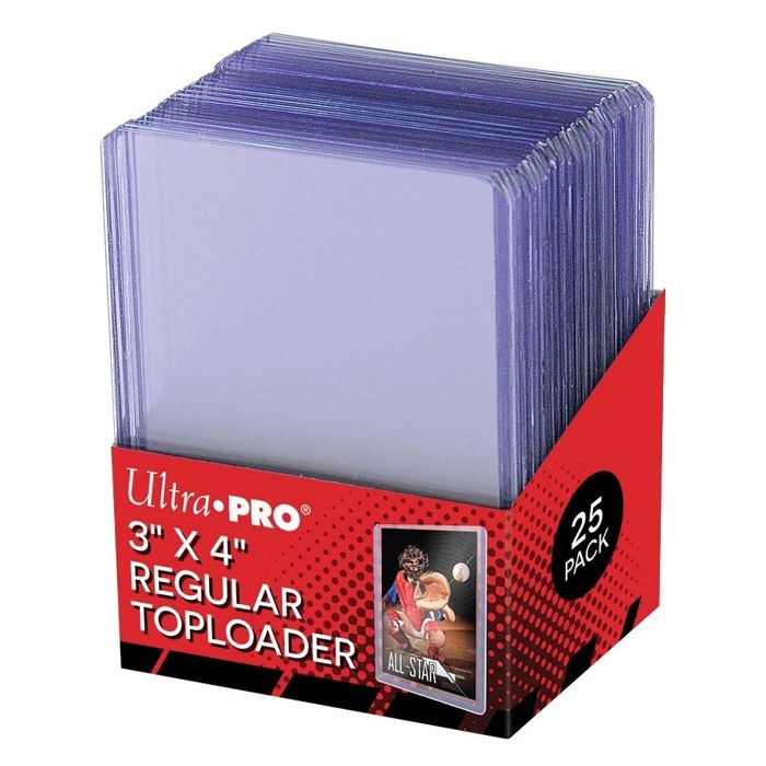 Lot 25 Toploaders Protèges-cartes Rigides Ultra Pro Toploader - Format