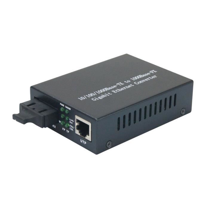 Convertisseur fibre WAYTEX 34781 - 10/100/1000 Multimode Duplex SC 550m ...