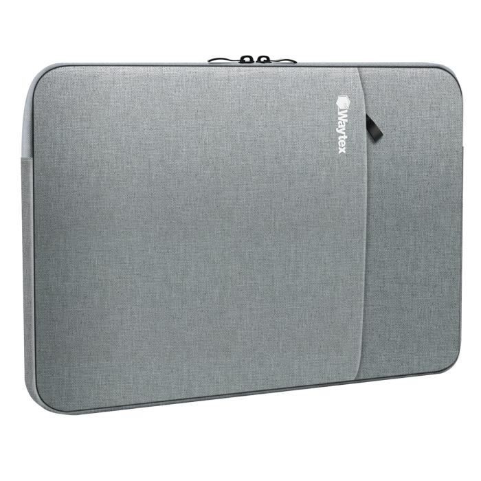 Housse ordinateur portable 17 pouces imperméable anti rayure textile solide  imperméable Gris - Cdiscount Informatique