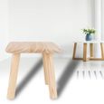 Akozon tabouret en bois Tabourets en bois de ménage polyvalents mignon petit banc siège enfant tabouret de meubles de bricolage-1