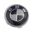 40 x Caches Moyeu Centre Roue 68mm BMW carbone noir blanc Logo Enjoliveur Série BMW 1 3 5 7 X Z-1