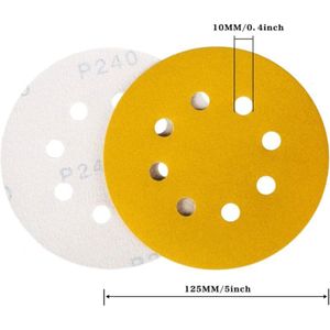 30 Disques Abrasifs En Fibre 125 Mm - Grains 24 à 100 - Pour Meuleuse D’angle - Idéal Pour Ponçage Et Décapage