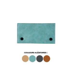 Blague à Tabac Lasiesta - Pochette Vintage Style Lecteur Cassette - Simili Cuir Gris Pour Feuilles à Rouler