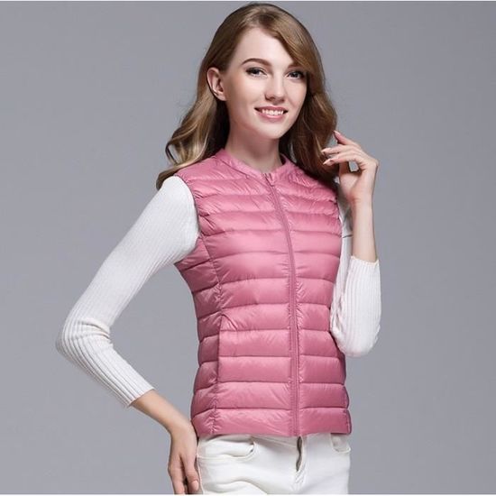 Gilet sans manche femme duvet cheap