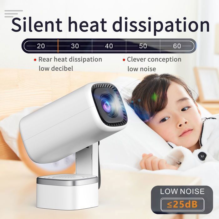 Mini Projecteur Avec Wi-FI Et Bluetooth, Projecteur Vidéo