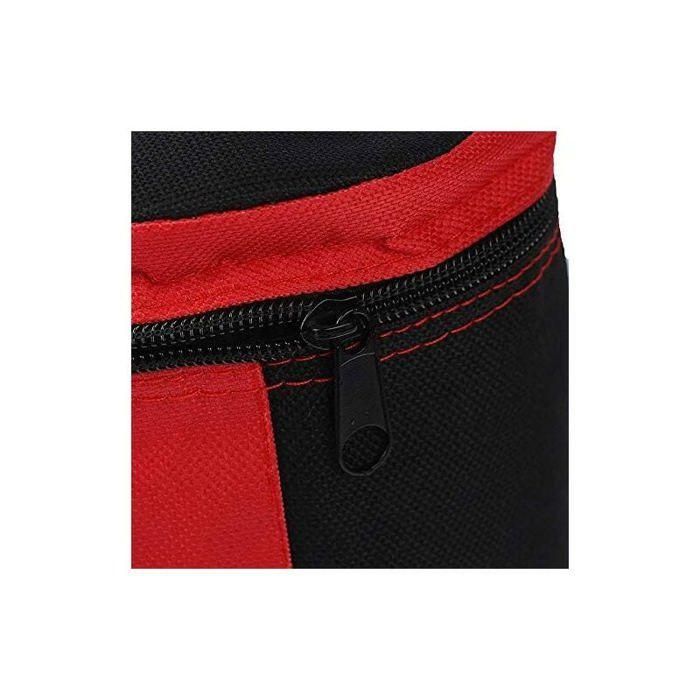 Sacs Pour Bouteilles Sac Fourre-Tout Pour Refroidisseur De Bouteille D'eau Pochette Universelle Pour Bouteille D'eau Sac Isotherme Isolé Haute Capacité Camping En Plein Air RandonnéE, Rouge