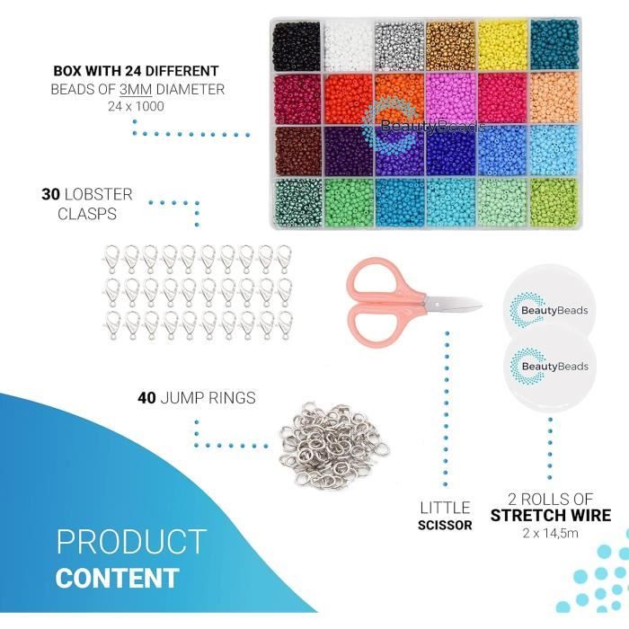 Eenua – Kit Porte-clés Perles Animaux DIY – 12 Modèles (3 Phosphorescents) – Dès 6 Ans – Plus De 900 Perles