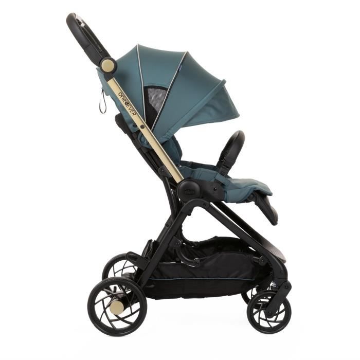 Poussette citadine CHICCO One4Ever Green Gem Hamac reversible Grandes roues Poids 7.9 kg Cdiscount Puericulture Eveil bebe