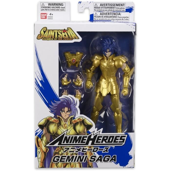 Gemini Action Figure 17 cm Saint Seiya Bandai Anime Heroes – poptoys.it